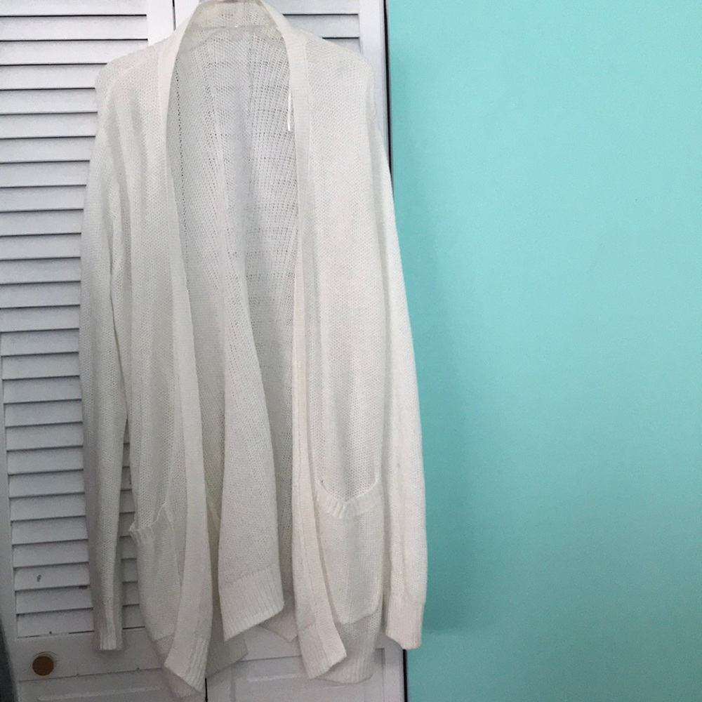 Cream cardigan